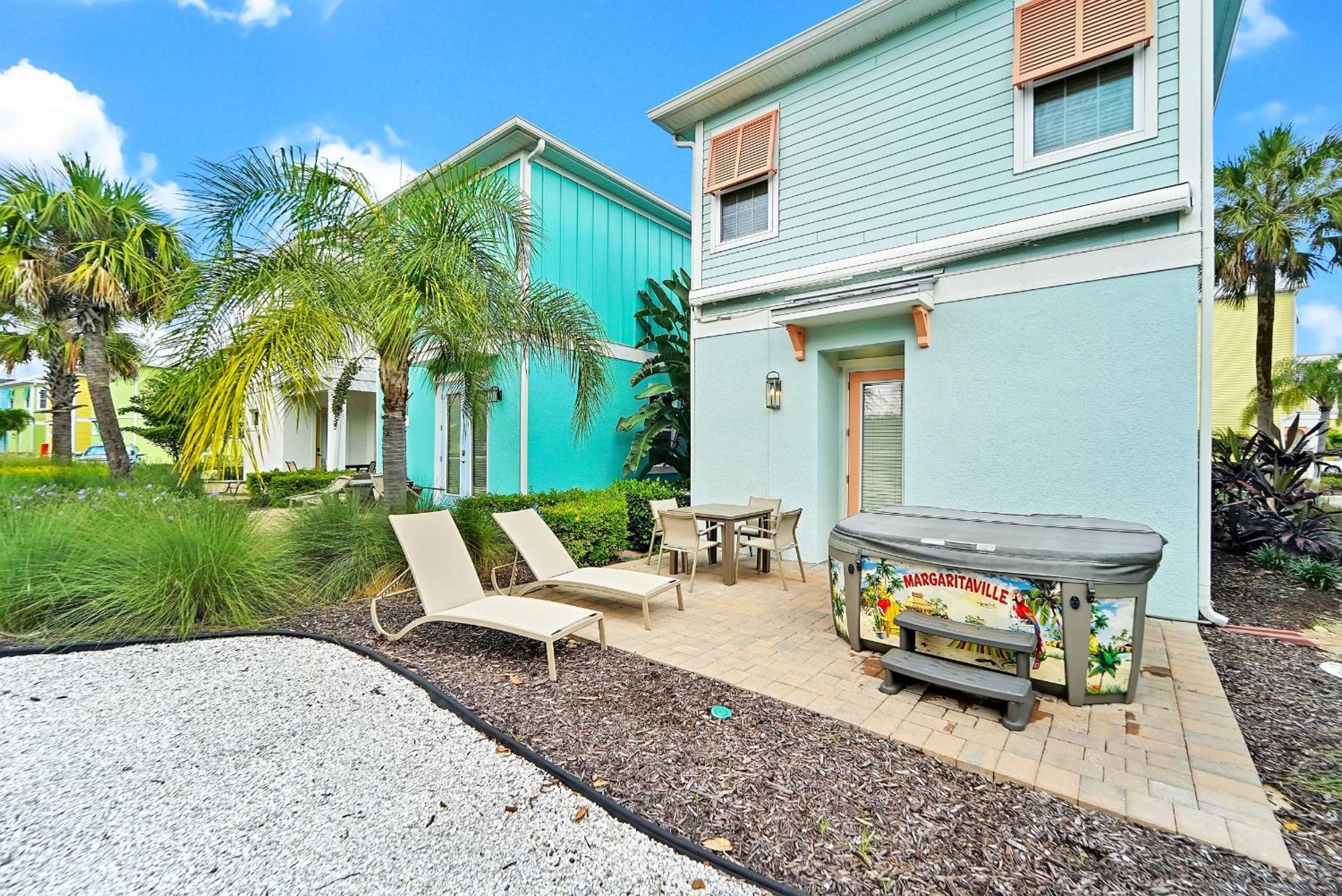 Tequila Sunrise Cottage With Private Hot Tub Near Disney With Margaritaville Resort Island H2O Access - 8008Dr Orlando Exterior photo
